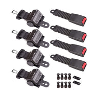 DURAFORCE Golf Cart Seat Belts Lap Set Retractable For EZGO/Yamaha/Club Car 4 Sets