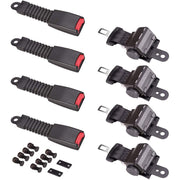 DURAFORCE Golf Cart Seat Belts Lap Set Retractable For EZGO/Yamaha/Club Car 4 Sets