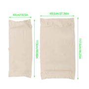 DURAFORCE Front Seat Cover Precedent Golf Carts For Club Car - White Bottom And Backrest