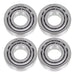 DURAFORCE (4) FRONT WHEEL HUB BEARINGS FITS FOR CLUB CAR PRECEDENT GOLF CART2004 & UP