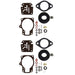 DURAFORCE For Johnson Evinrude 50 55 60 HP 2pack Carburetor Carb Rebuild Kit W/Float