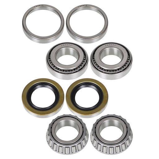 DURAFORCE Golf Cart Front Wheel Hub Bearings & Seal 2 pack For EZGO 1976 - UP
