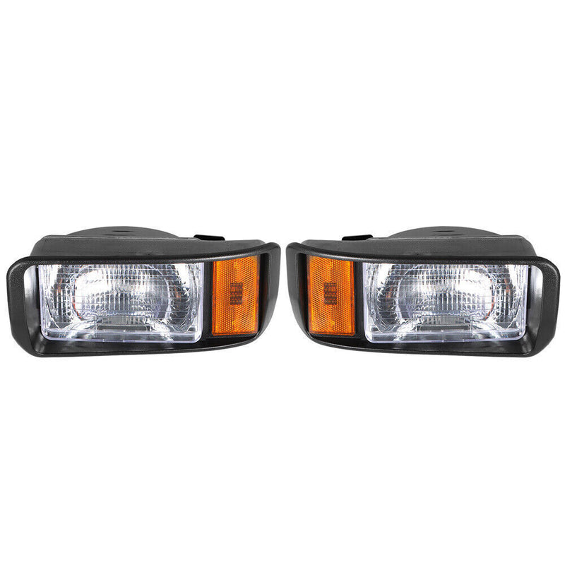 DURAFORCE Golf Carts Headlights Set For 1993-Up Club Car DS Gas/Electric Models