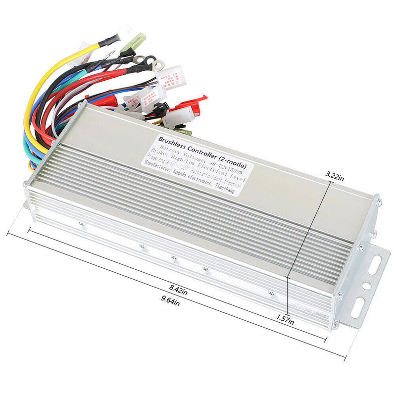 DURAFORCE DC Motor Speed Controller 48V/72V 1500W For Electric E-bike Scooter Brushless