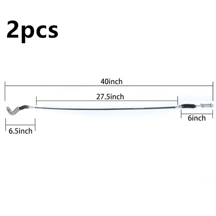 DURAFORCE 2 pcs Forward Reverse Shift Cable 40" 25691-G01 for EZGO TXT Gas Golf Cart 91-01