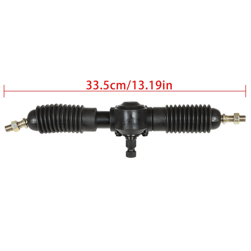 DURAFORCE For 110cc Go Kart Cart Steering Wheel Kit Gear Rack Pinion Shaft Set Adjustable