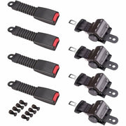DURAFORCE Fit For EZGO/Yamaha/Club Car 42' Golf Cart Seat Belts Lap Set Retractable 4 Sets