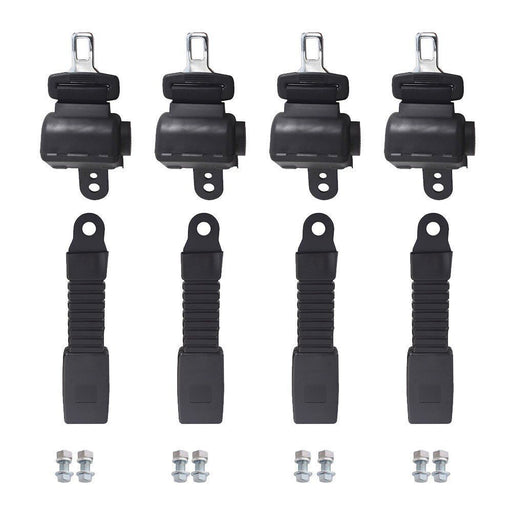 DURAFORCE 42" Universal Golf Cart Seat Belts Lap Set Retractable For EZGO/Yamaha/Club Car