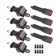 DURAFORCE 42" Universal Golf Cart Seat Belts Lap Set Retractable For EZGO/Yamaha/Club Car
