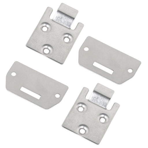 DURAFORCE 2 Sets of Seat Hinge Bottom and Plate for EZGO TXT Medalist Golf Cart (1995-up)