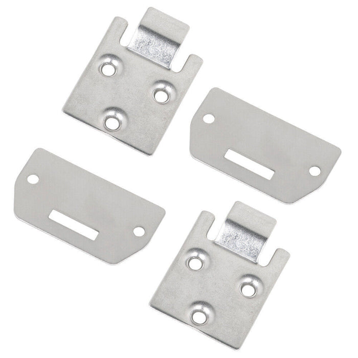 DURAFORCE 2 Sets of Seat Hinge Bottom and Plate for EZGO TXT Medalist Golf Cart (1995-up)