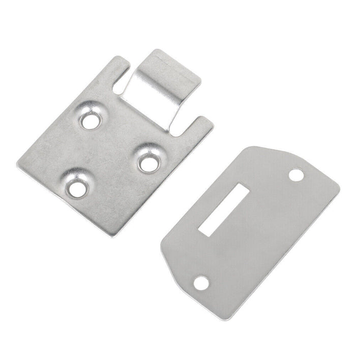 DURAFORCE 2 Sets of Seat Hinge Bottom and Plate for EZGO TXT Medalist Golf Cart (1995-up)