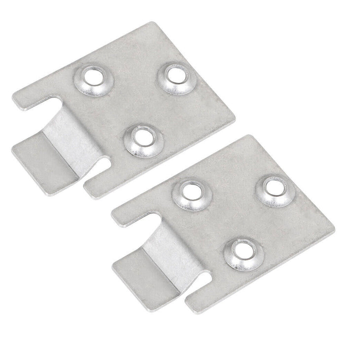 DURAFORCE 2 Sets of Seat Hinge Bottom and Plate for EZGO TXT Medalist Golf Cart (1995-up)