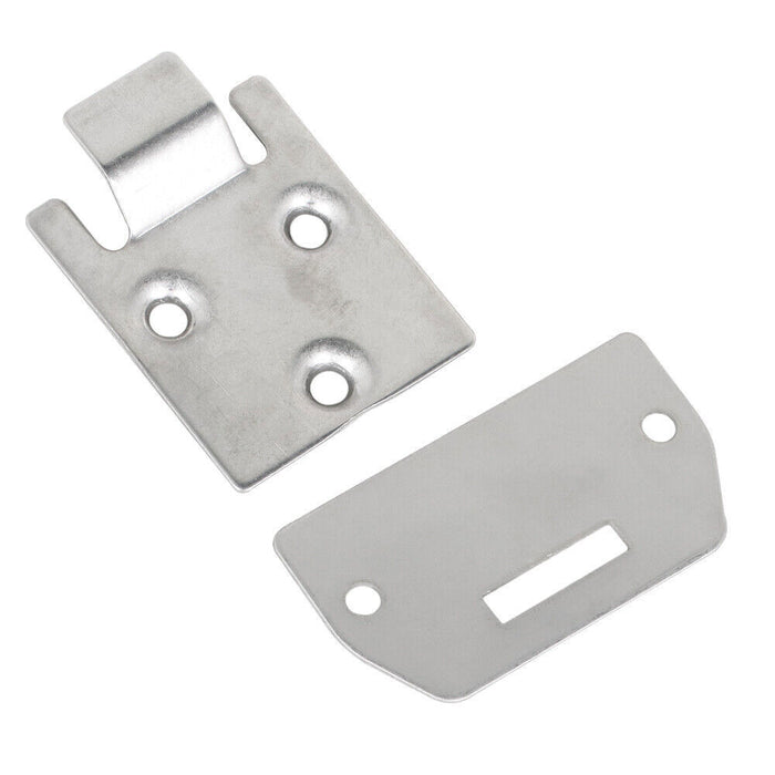 DURAFORCE 2 Sets of Seat Hinge Bottom and Plate for EZGO TXT Medalist Golf Cart (1995-up)