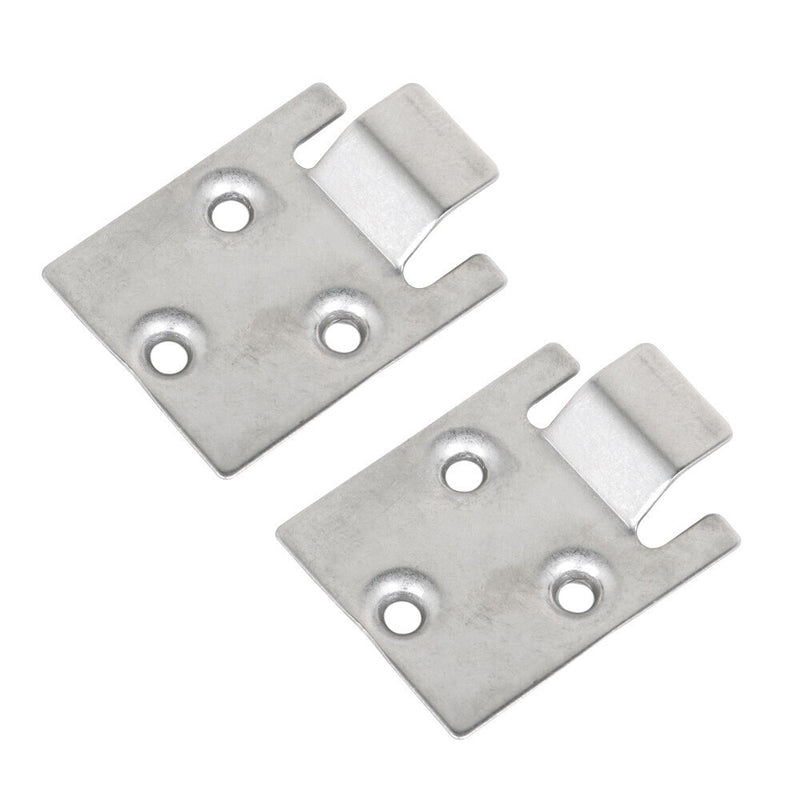 DURAFORCE 2 Sets of Seat Hinge Bottom and Plate for EZGO TXT Medalist Golf Cart (1995-up)