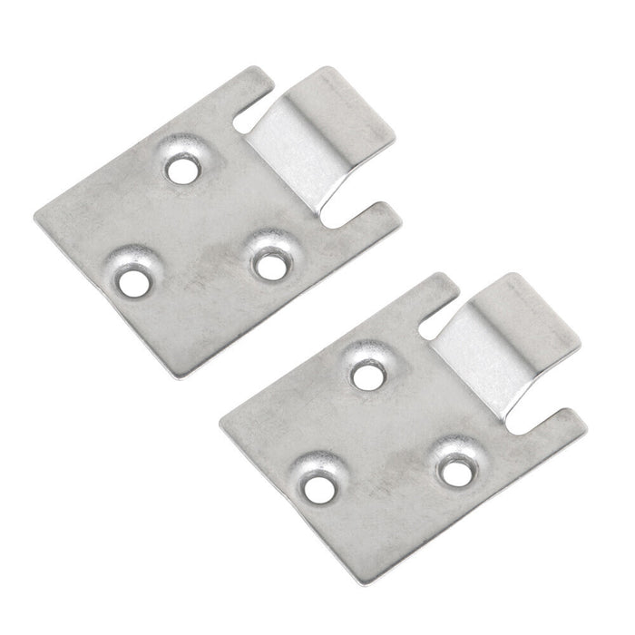 DURAFORCE 2 Sets of Seat Hinge Bottom and Plate for EZGO TXT Medalist Golf Cart (1995-up)