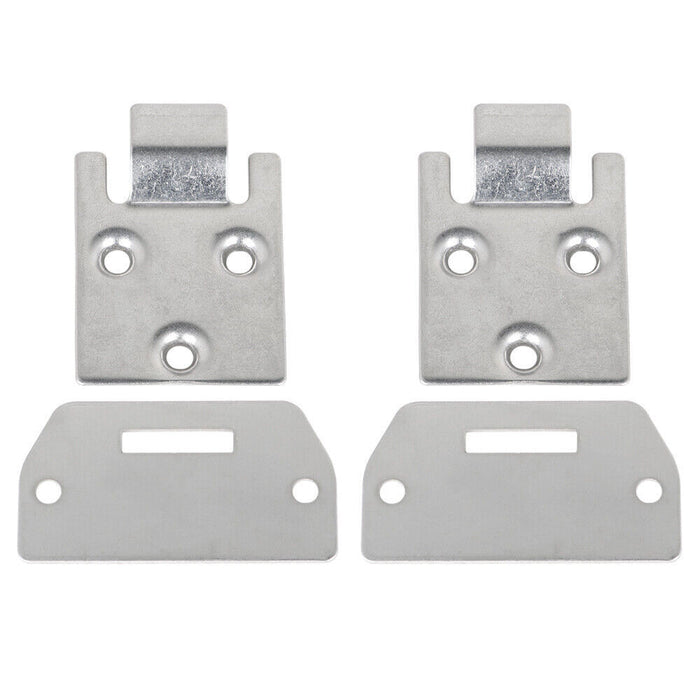DURAFORCE 2 Sets of Seat Hinge Bottom and Plate for EZGO TXT Medalist Golf Cart (1995-up)