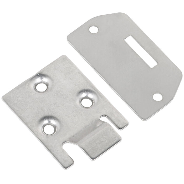 DURAFORCE 2 Sets of Seat Hinge Bottom and Plate for EZGO TXT Medalist Golf Cart (1995-up)