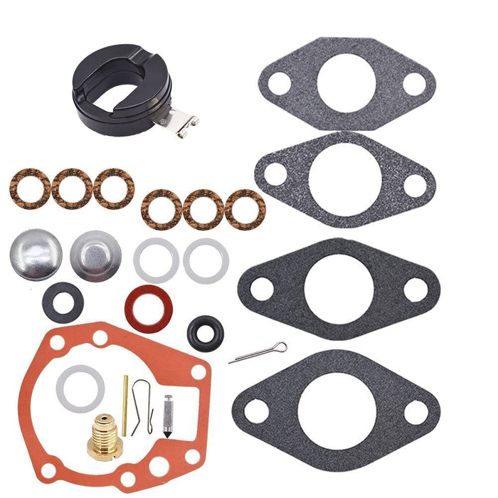 DURAFORCE For Johnson Evinrude Carburetor Kit & Float Replaces GLM 40510 & Sierra 18-7043