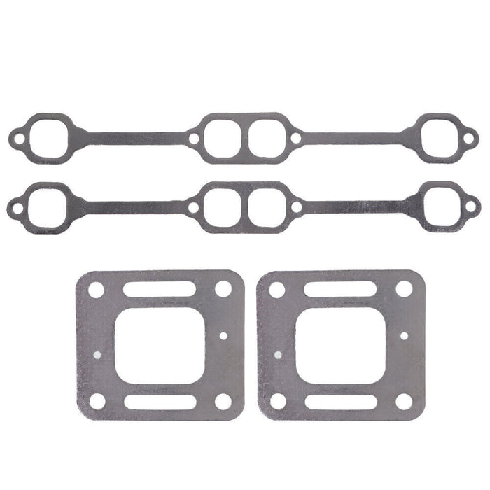 DURAFORCE Exhaust Manifold Gasket For Mercruiser 5.0 5.7 350 Mag Riser Block v8 Elbow Kit