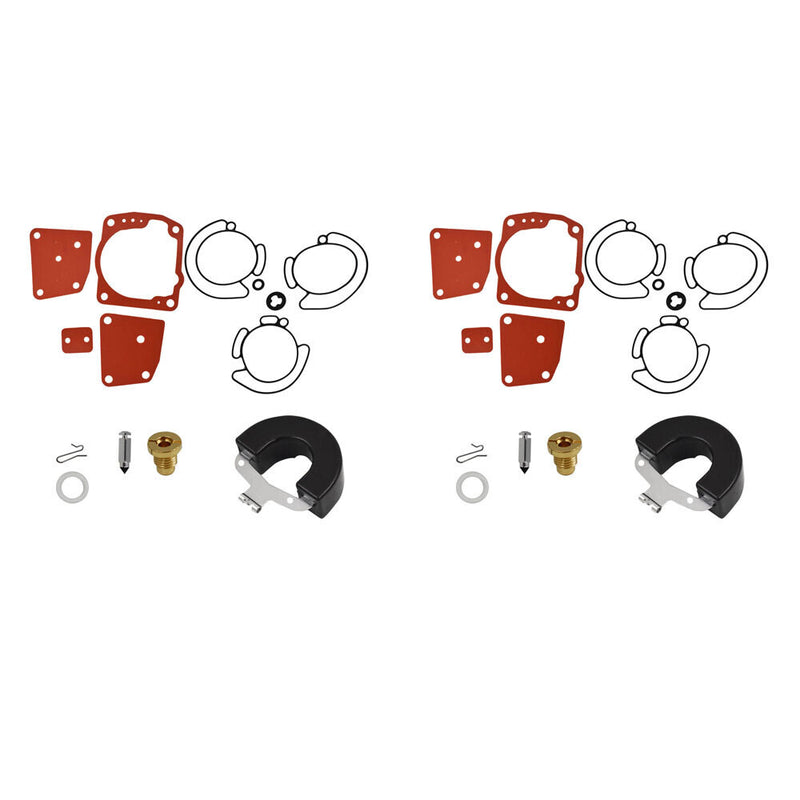 DURAFORCE 2x Carburetor Rebuild Kit Fits For Johnson Evinrude 115HP 1995-2002 New