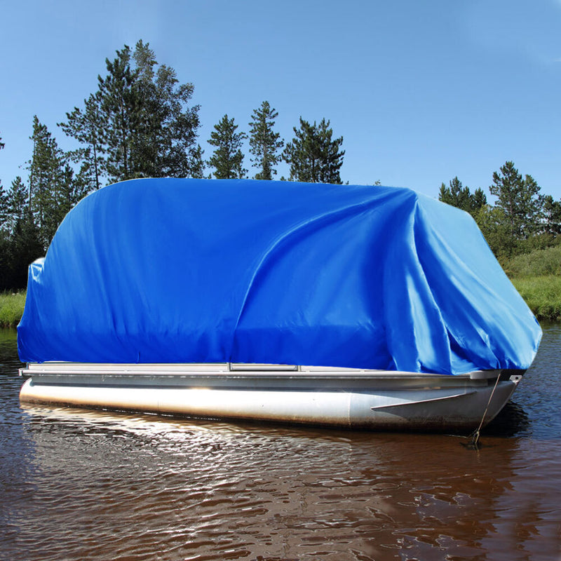 DURAFORCE Boat Cover 21' 22' 23' 24' Waterproof Trailerable Heavy Duty Pontoon Beam 102"