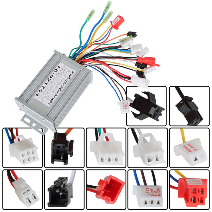 DURAFORCE 36V/48V 350W DC Electric Bicycle E-bike Scooter Brushless Motor Speed Controller