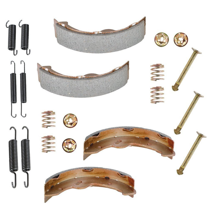 DURAFORCE 27943-G01 Golf Cart Brake Shoes& Spring Kit For EZGO RXV 2008+ & TXT Medalist