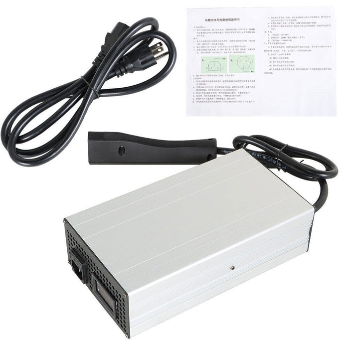 DURAFORCE For Club Car EzGo Yamaha Golf Cart 48V 15A Battery Charger with RXV Plug/LED