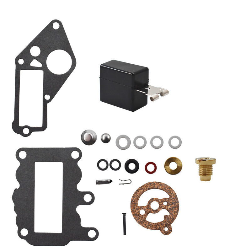 DURAFORCE Carburetor Carb Kit Rebuild/Repair For Johnson Evinrude Outboard 9.5 HP BRP/OMC