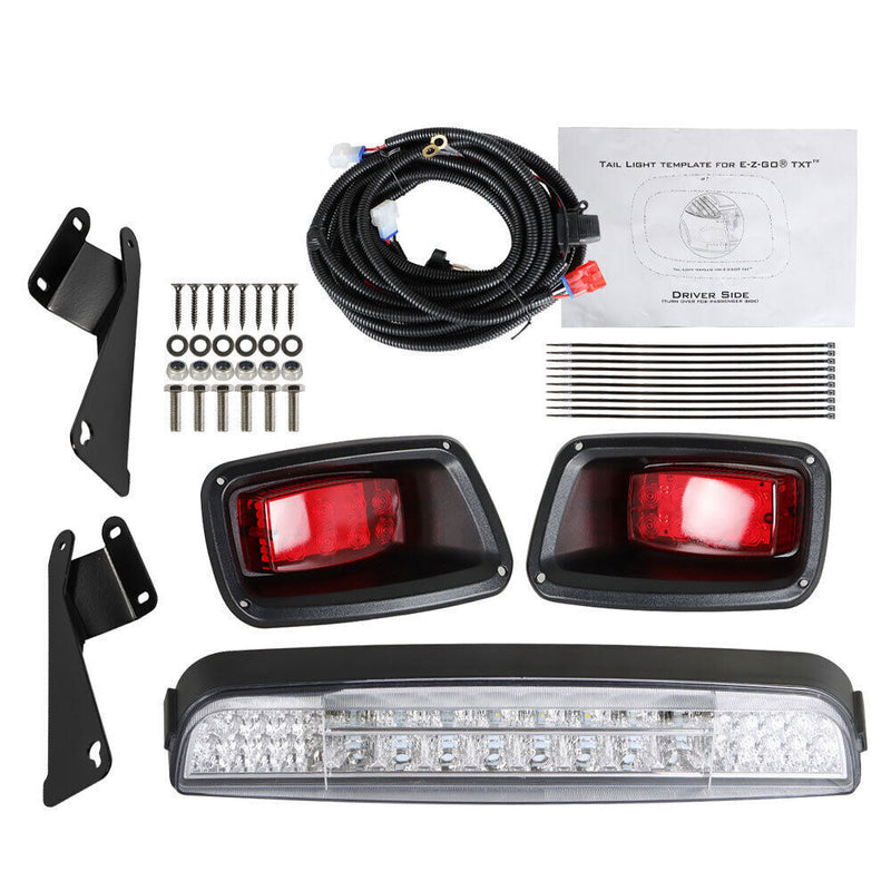 DURAFORCE LED light Bar Kit with LED Taillights For EZGO TXT 1996-2013 Golf Cart Models