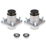 DURAFORCE 2x Front Wheel Hub Kit Bearings Seals For Club Car DS 1982-2002 Golf Cart Models