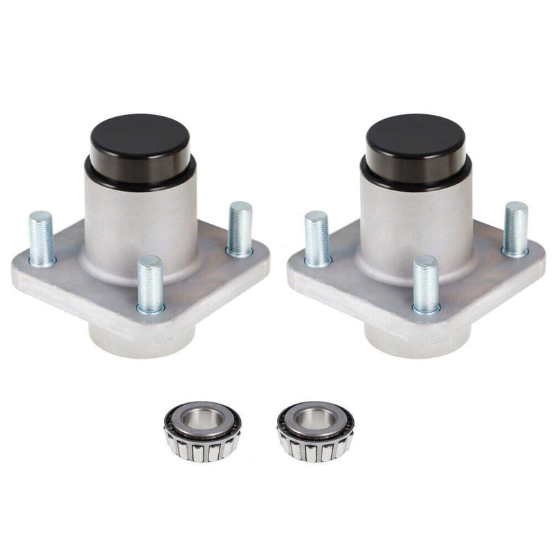 DURAFORCE 2x Front Wheel Hub Kit Bearings Seals For Club Car DS 1982-2002 Golf Cart Models