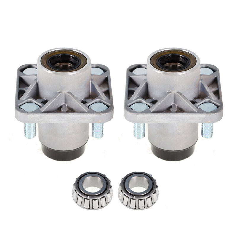 DURAFORCE 2x Front Wheel Hub Kit Bearings Seals For Club Car DS 1982-2002 Golf Cart Models
