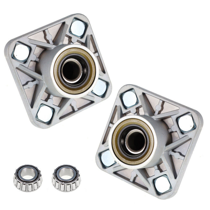 DURAFORCE 2x Front Wheel Hub Kit Bearings Seals For Club Car DS 1982-2002 Golf Cart Models