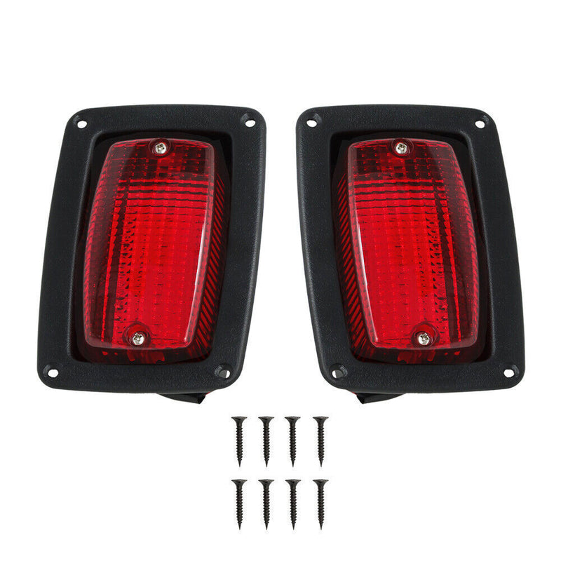 DURAFORCE 2 Golf Cart LED Tail Light 3 Wire Rear Taillights Pair Fits for Club Car DS