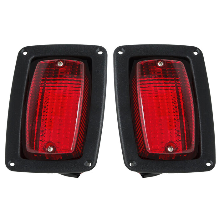 DURAFORCE 2 Golf Cart LED Tail Light 3 Wire Rear Taillights Pair Fits for Club Car DS