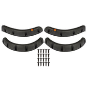 DURAFORCE 4pcs Golf Carts Front Rear Fender Flares W/ Screws Fits For Club car DS 1993-UP