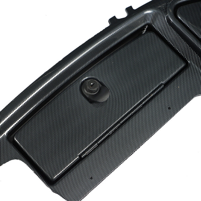 DURAFORCE Carbon Fiber Dash with Locking Doors For Club Car Precedent Golf Cart 2008.5 +