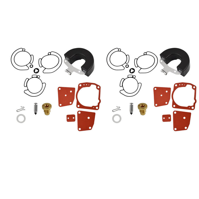 DURAFORCE 2x Carburetor Rebuild Kit Fits For Johnson Evinrude Sierra 18-7247 New