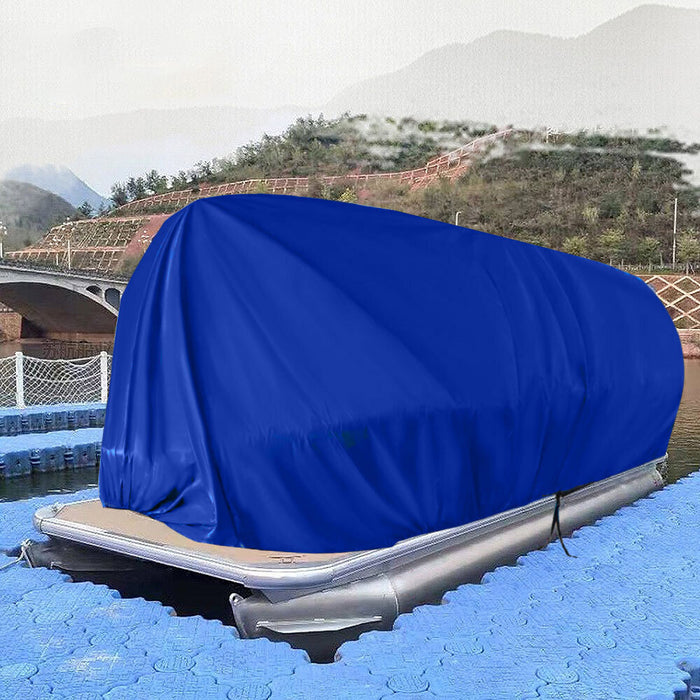 DURAFORCE 21' 22' 23' 24' Boat Cover Waterproof Trailerable Heavy Duty Pontoon Beam 102"