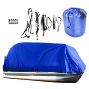 DURAFORCE 21' 22' 23' 24' Boat Cover Waterproof Trailerable Heavy Duty Pontoon Beam 102"