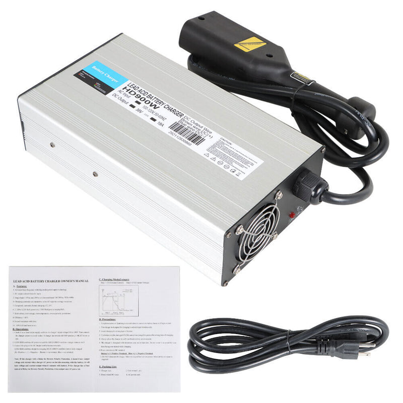 DURAFORCE 36 Volt 18 Amps Golf Cart Battery Charger w/D Style Plug For EZGO TXT Golf Cart