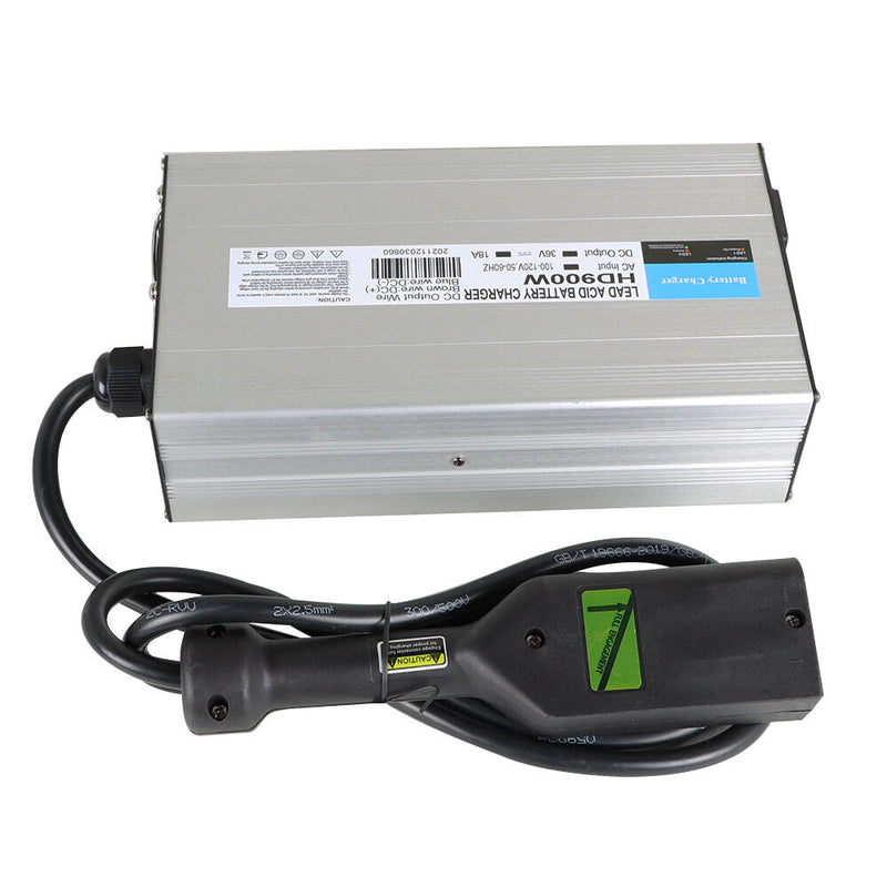DURAFORCE 36 Volt 18 Amps Golf Cart Battery Charger w/D Style Plug For EZGO TXT Golf Cart