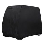 DURAFORCE Black Waterproof Golf Cart Storage Cover 4 Passenger for EZGO Club Car Yamaha