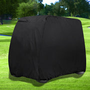 DURAFORCE Black Waterproof Golf Cart Storage Cover 4 Passenger for EZGO Club Car Yamaha