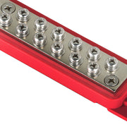 DURAFORCE New Black&Red Pair 12 Point Busbar Bus Bar Power Distribution Block 180A 12V DC