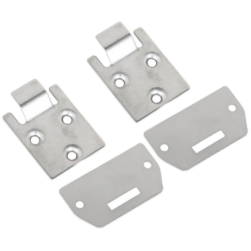 DURAFORCE Set of 2 Seat Bottom Hinge & Plate for EZGO MPT/Workhorse G&E Golf Cart 2001+