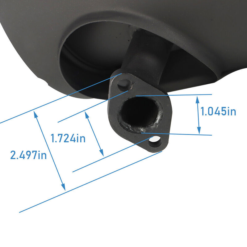 DURAFORCE Muffler Exhaust Fits For Yamaha Gas Golf Cart G16-G22 Replacement #JN6-E4710-00