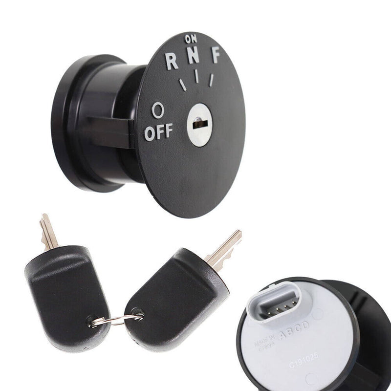 DURAFORCE Ignition Key Switch Keys For 48V RXV EZGO Electric Golf Cart Years 2008-Up